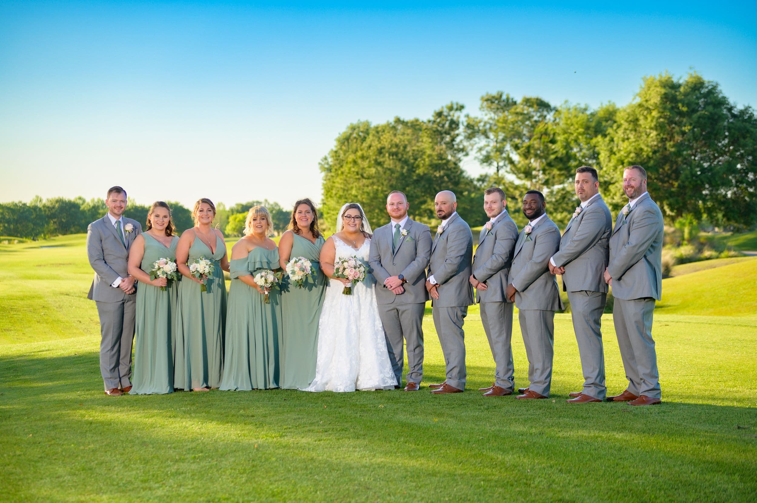 Golf Course Wedding Party — photo 5 of 11
