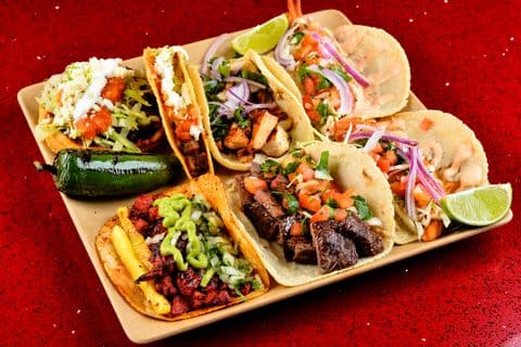 Taco variety platter