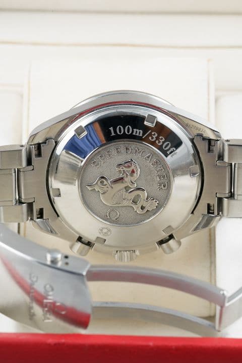 Omega Speedmaster caseback detail