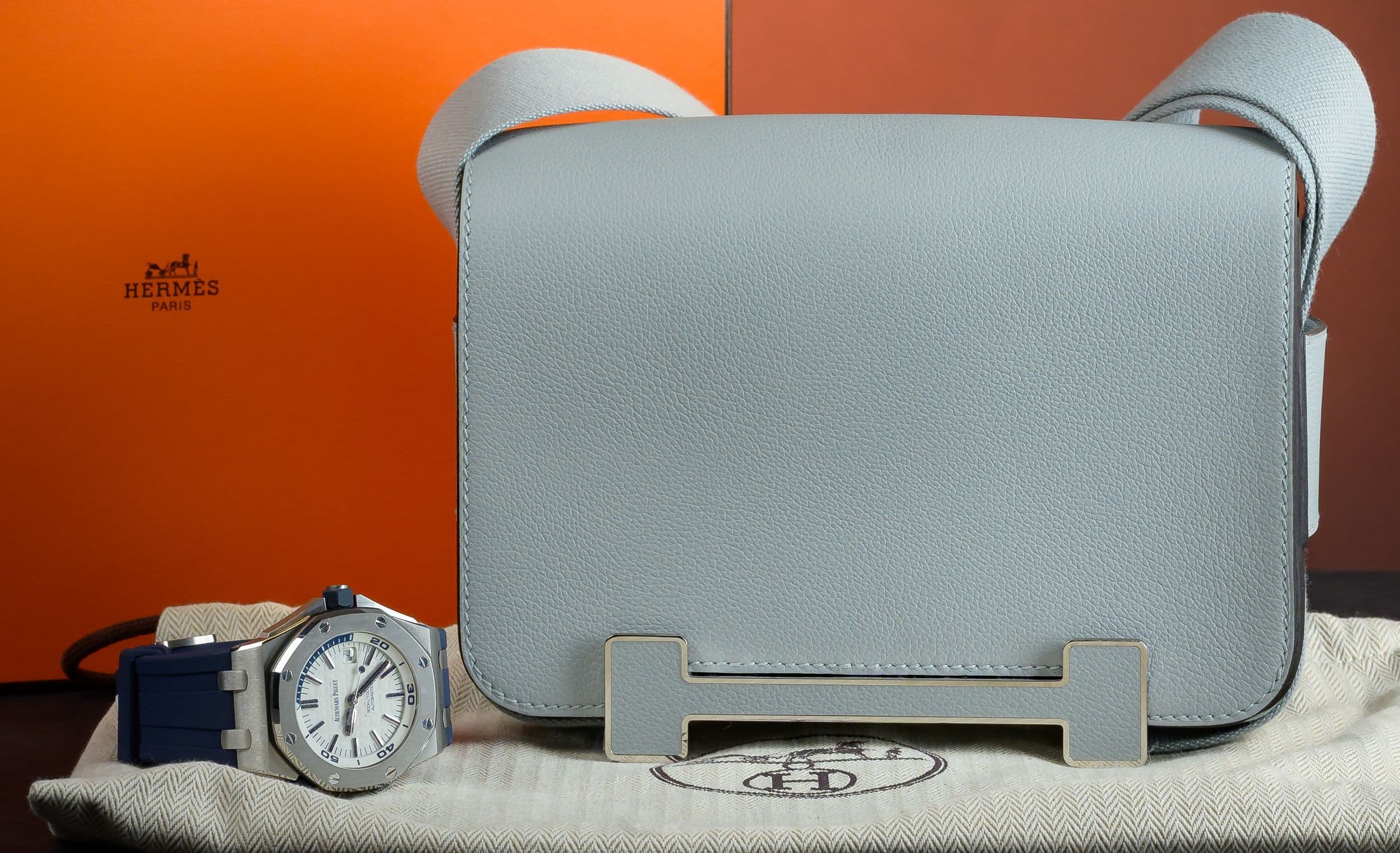 Hermes Bag and watch