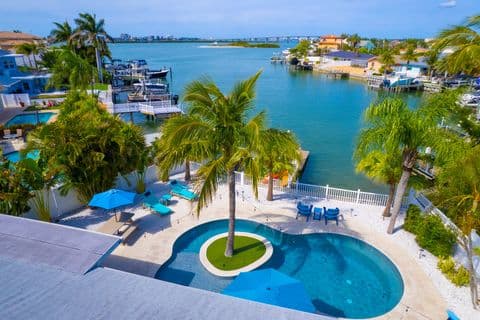 Aerial view, Tampa Bay listing