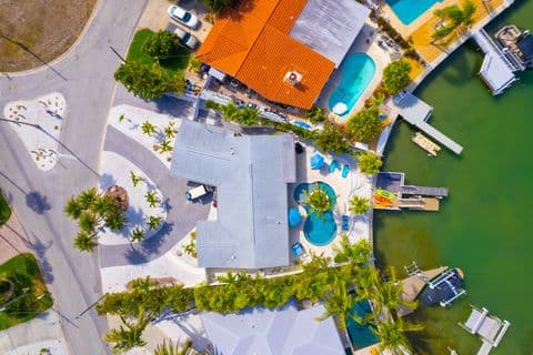 Aerial view, Tampa Bay listing