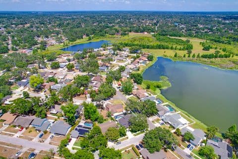 Aerial view, Tampa Bay listing
