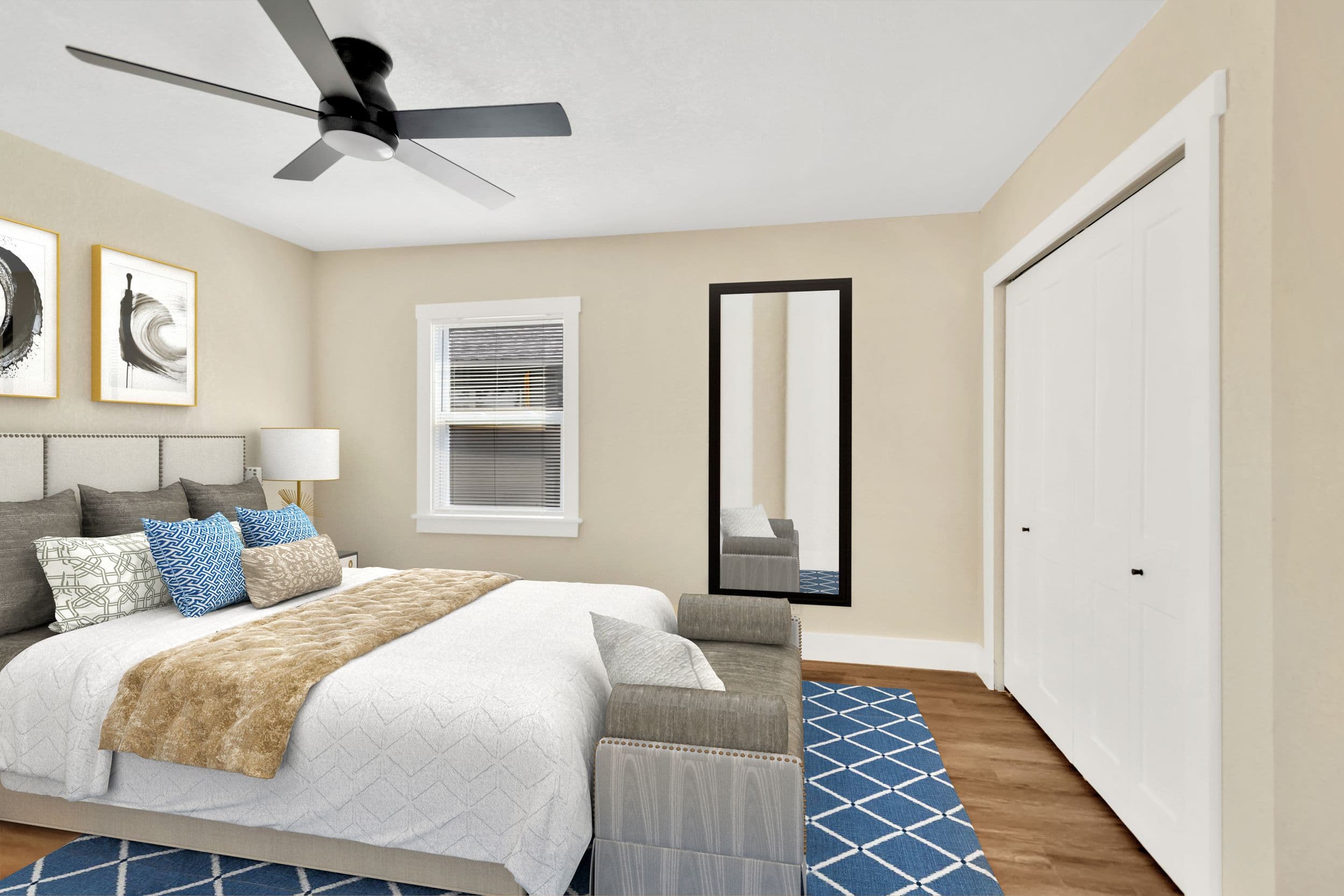 Virtually staged room, Tampa Bay listing