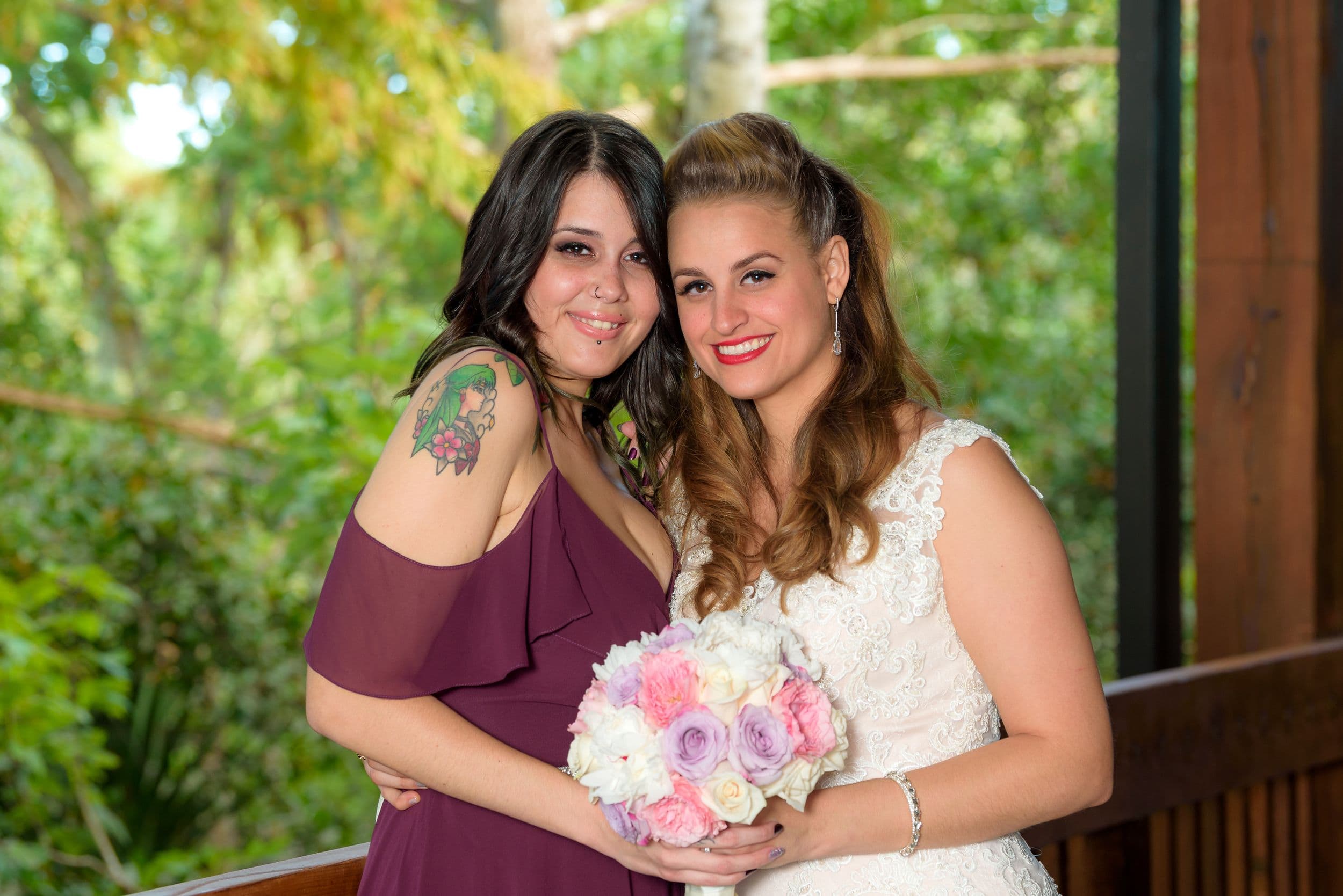 Garden Wedding Portrait — photo 1 of 7