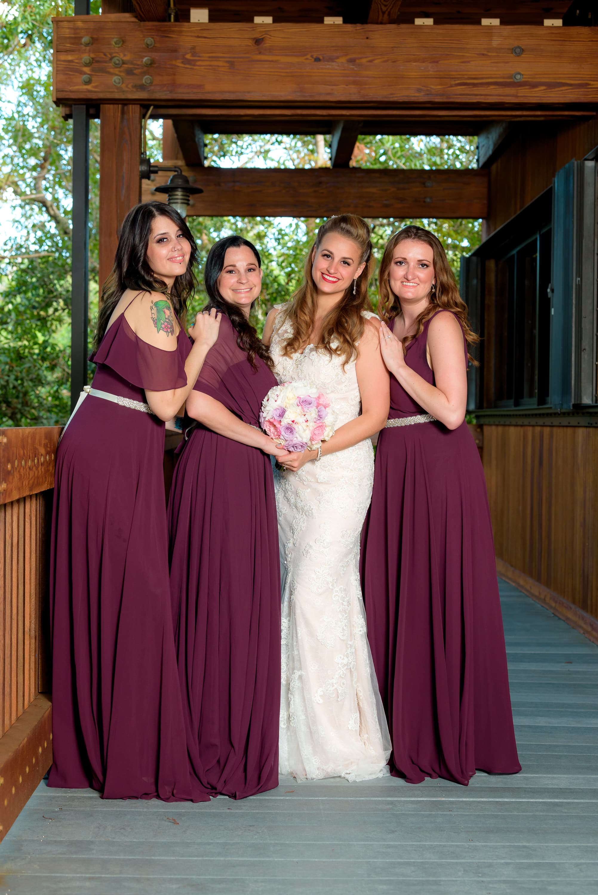 Garden Wedding Portrait — photo 3 of 7