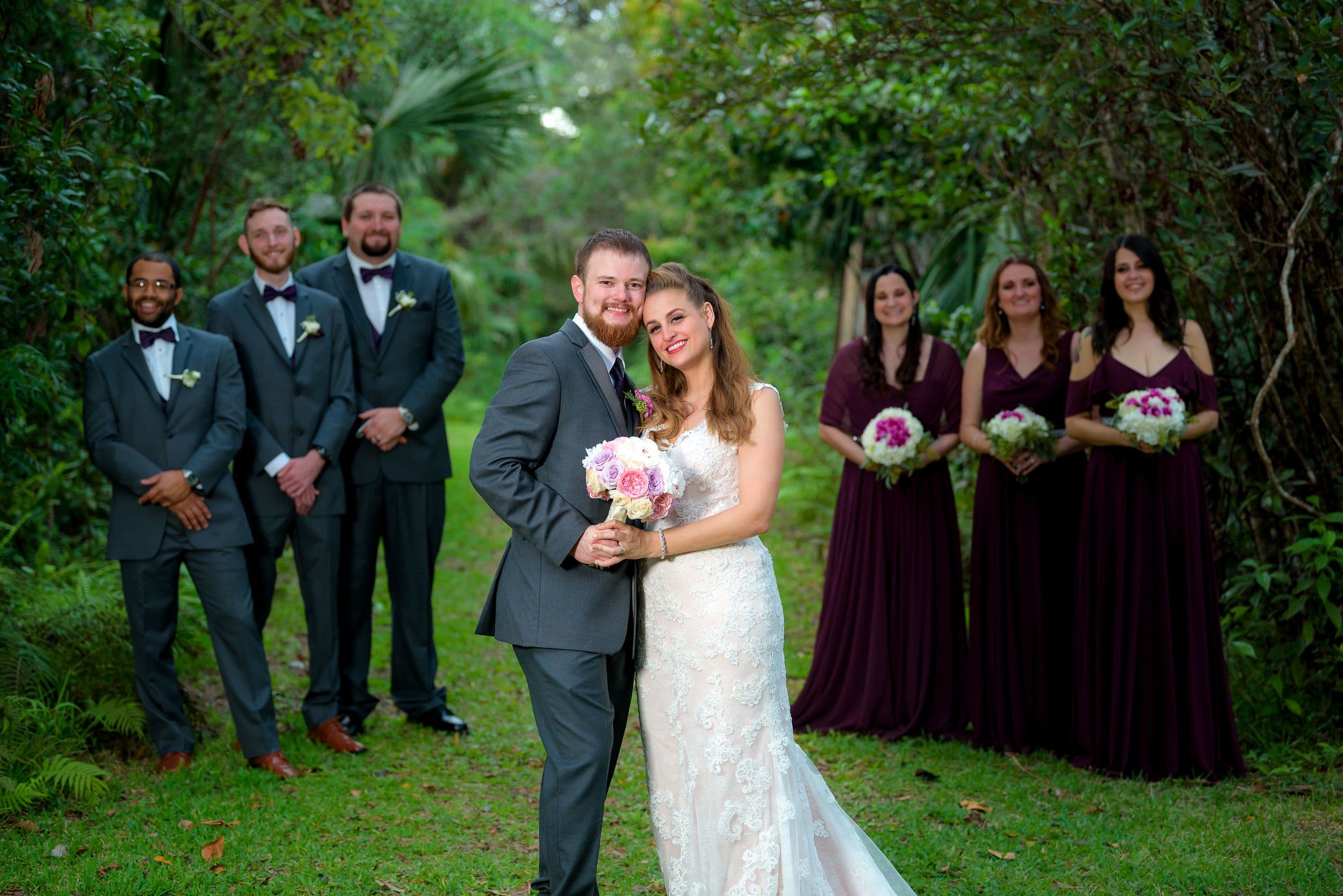 Garden Wedding Portrait — photo 5 of 7