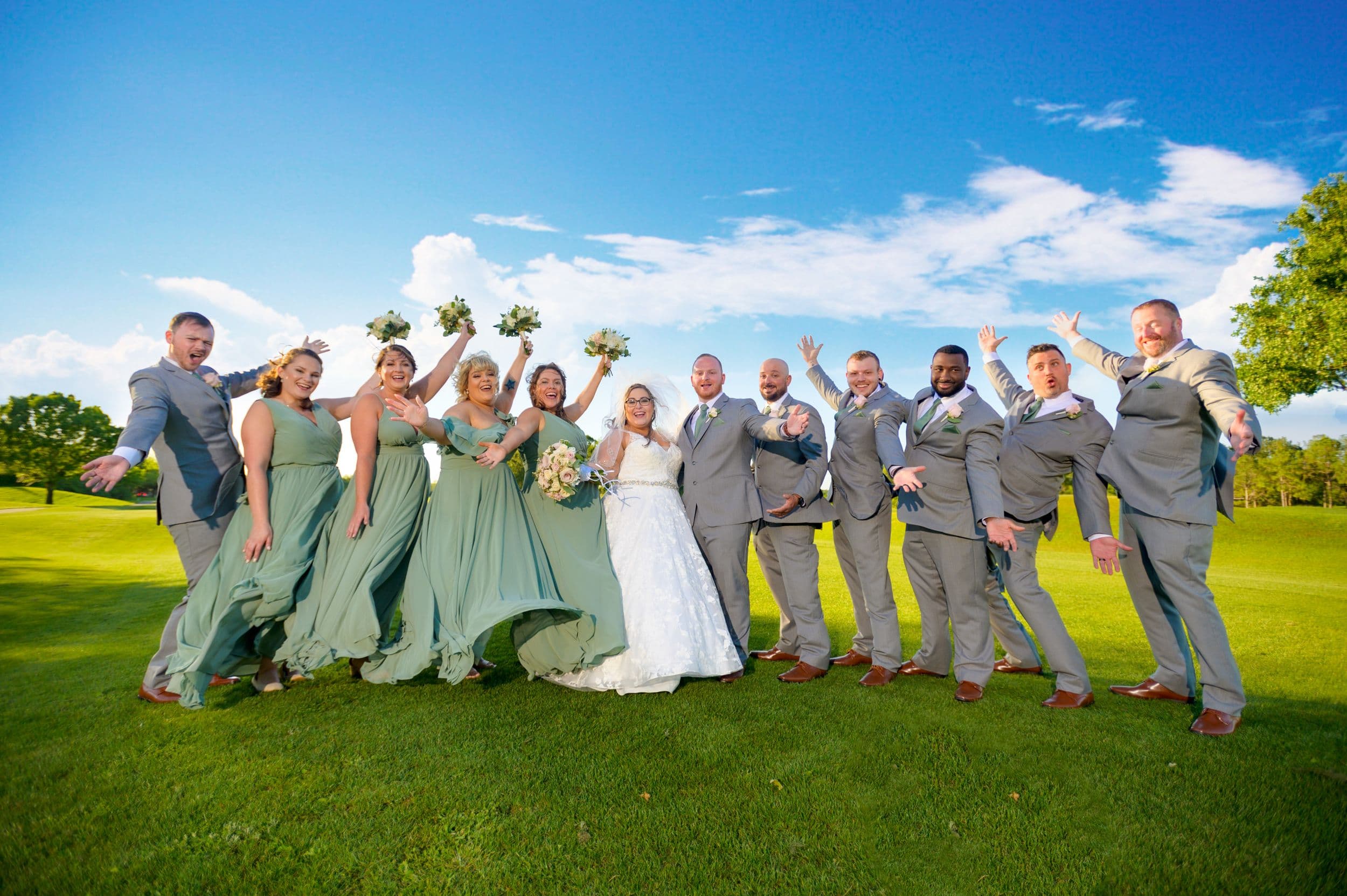 Golf Course Wedding Party — photo 7 of 11