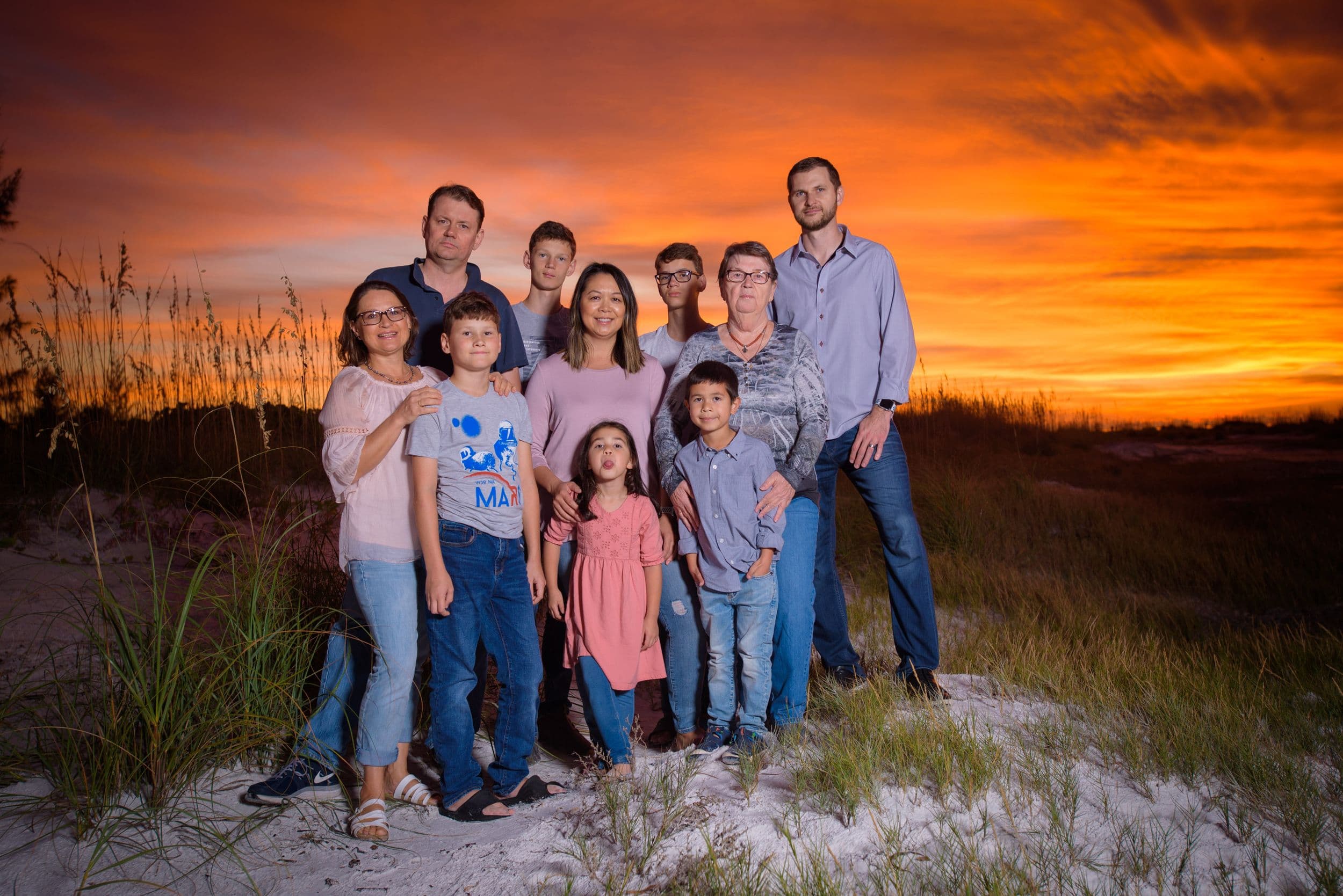 Family portrait photography session