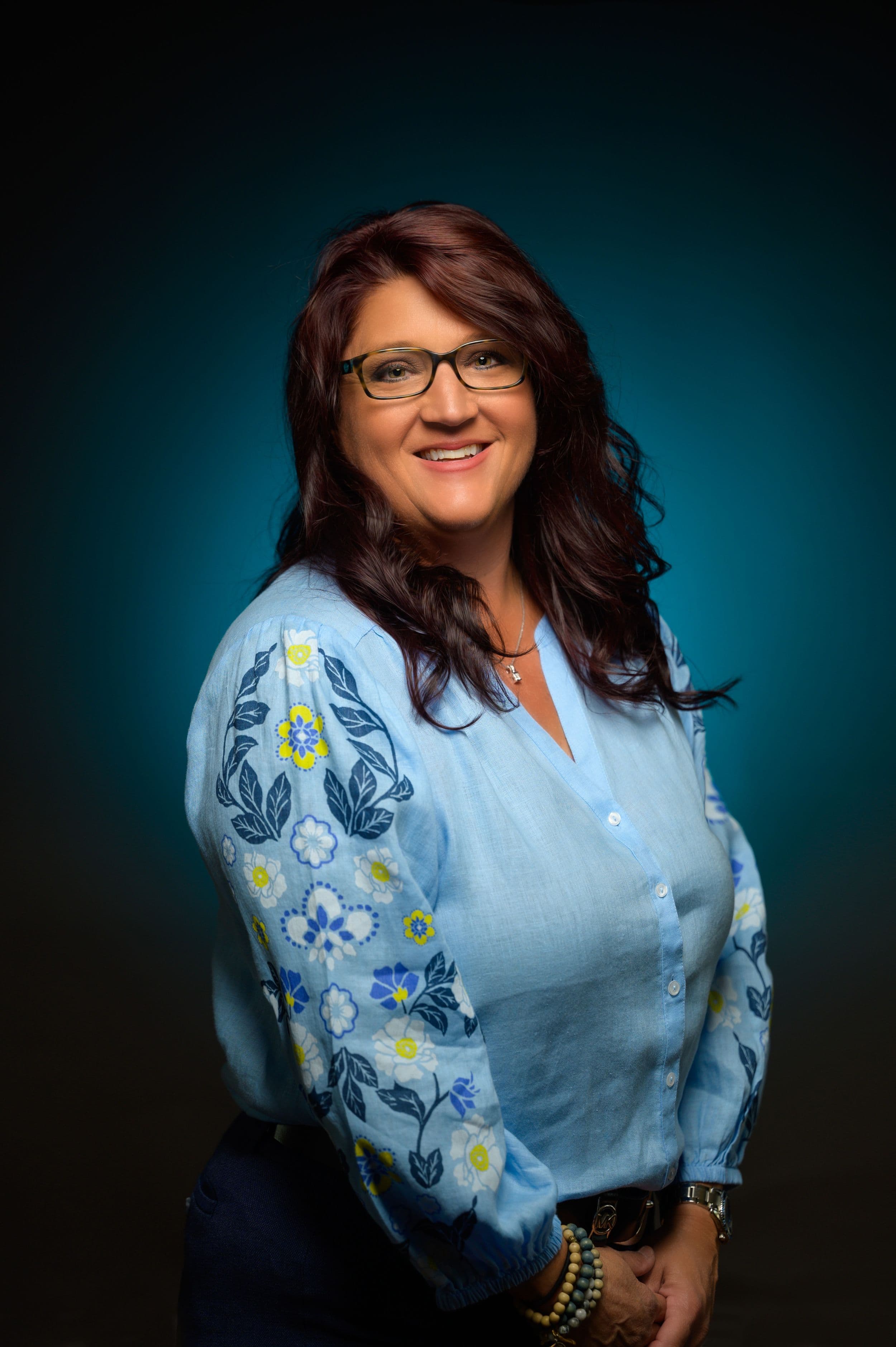 In-studio professional portrait session