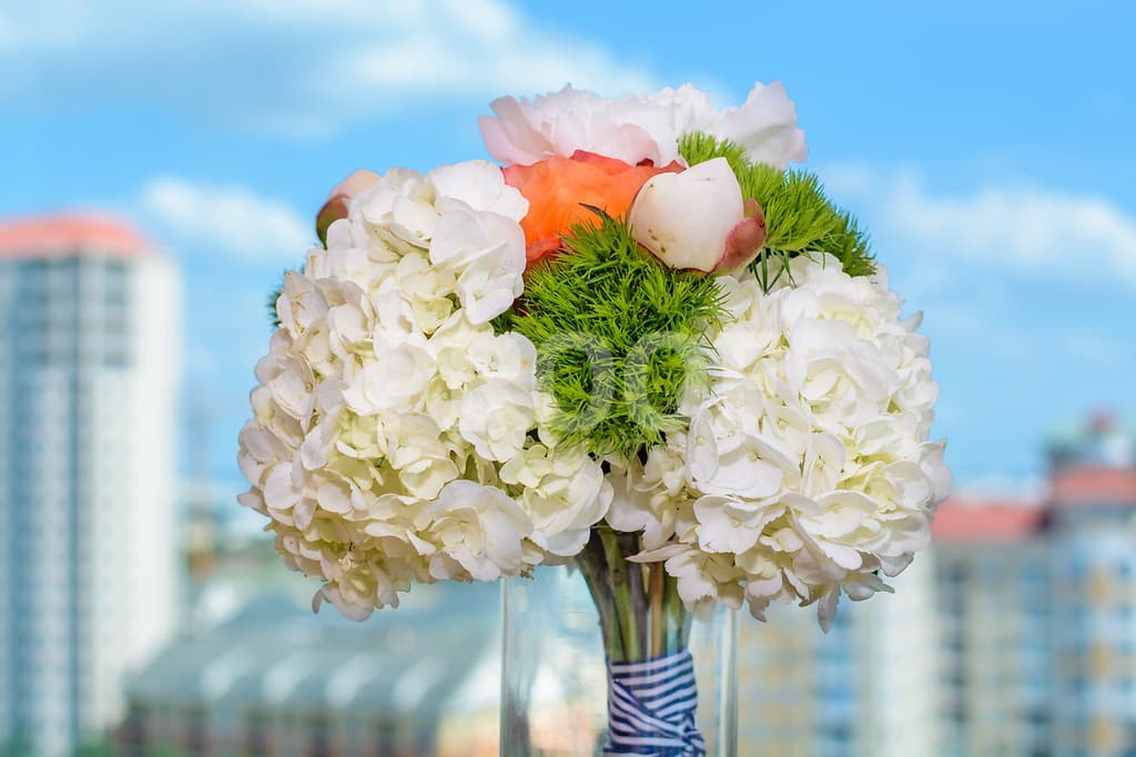 Wedding bouquet detail